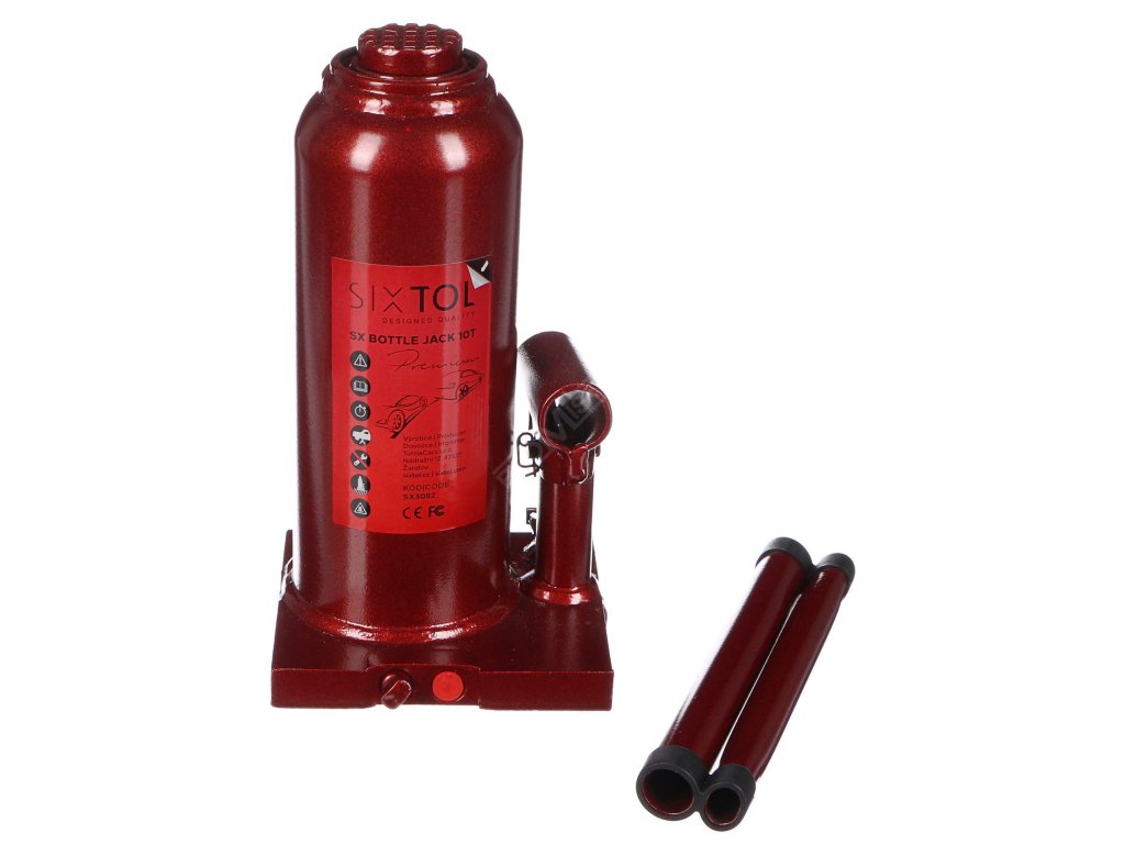 Hydraulický zvedák panenka SX BOTTLE JACK PREMIUM 10T SIXTOL SIXTOL SX3082