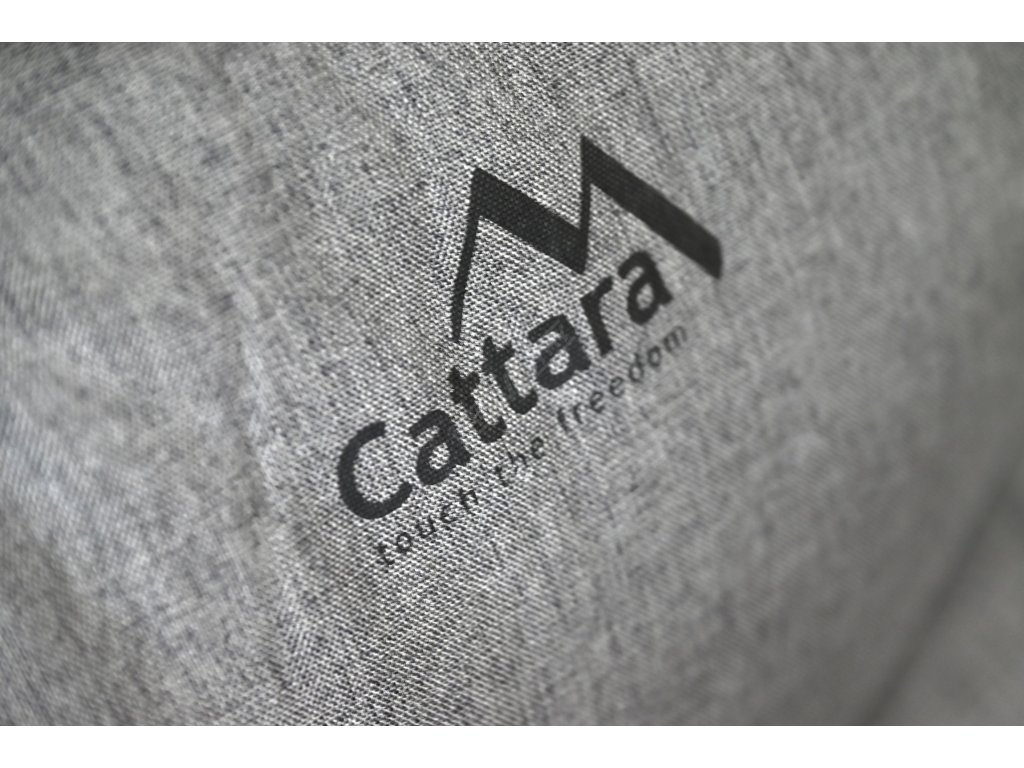 Lehátko kempingové skládací SOFA šedé polohovací Cattara 13510