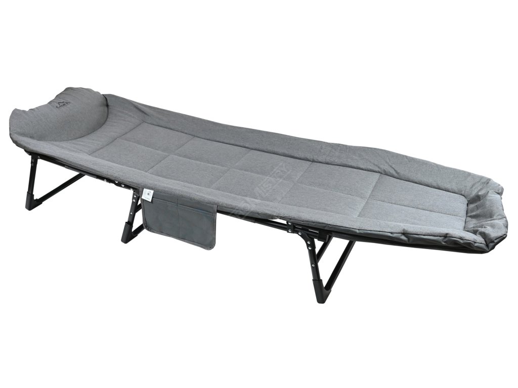 Lehátko kempingové skládací SOFA šedé polohovací Cattara 13510