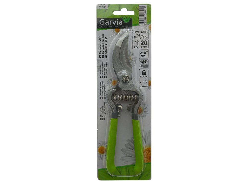 Nůžky zahradní 210mm bypass Garvia 21509