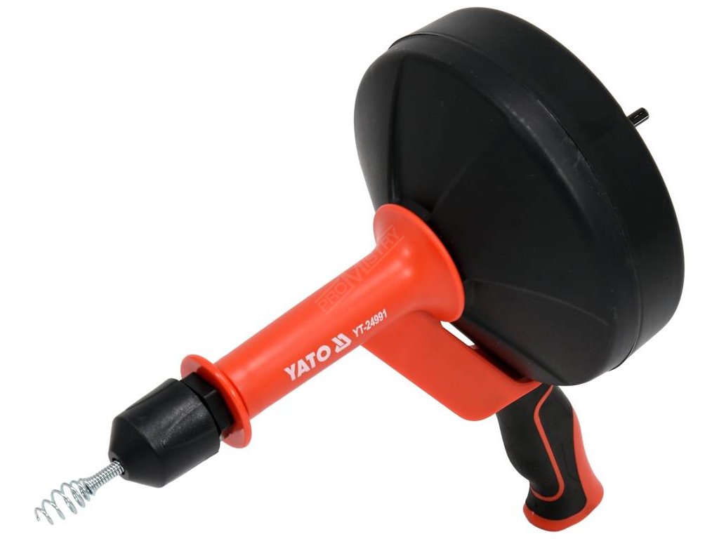 Spirála kanalizační bubnová průměr 6 x 1,3 mm, 7,6 m Yato YT-24991