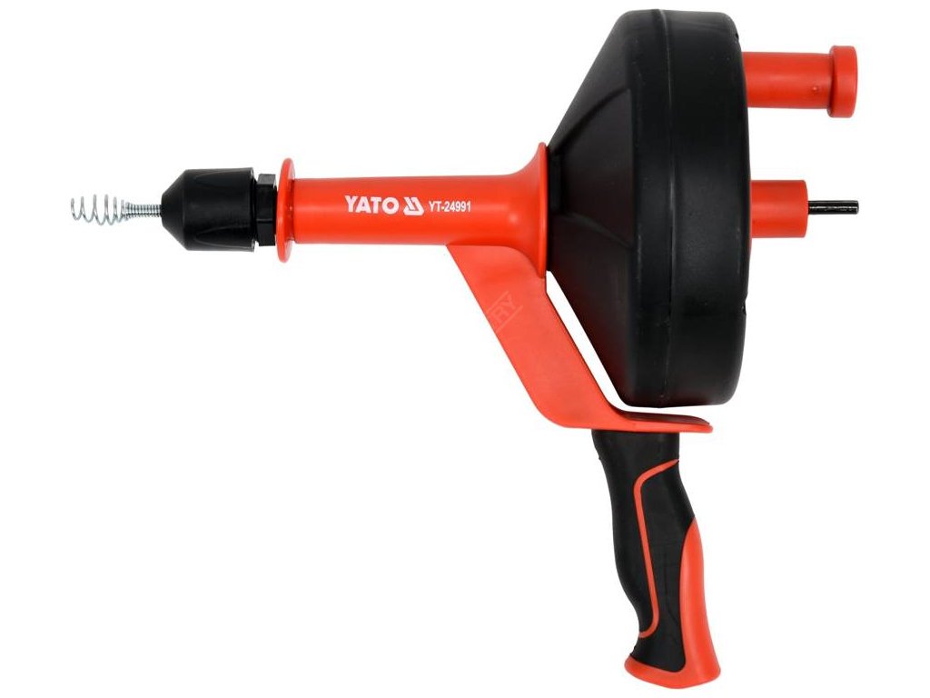 Spirála kanalizační bubnová průměr 6 x 1,3 mm, 7,6 m Yato YT-24991