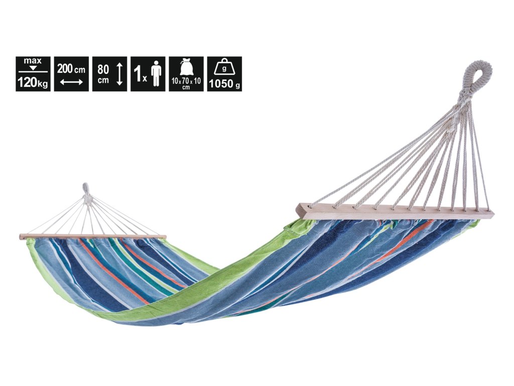 Houpací síť REST 200x80cm Cattara 13563