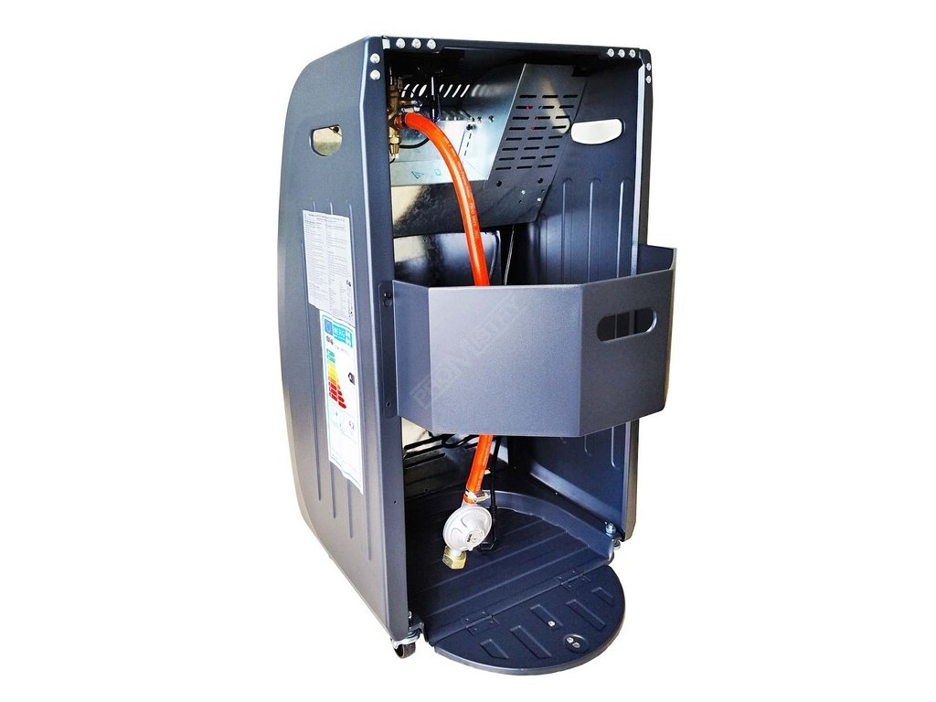 Kombinovaná plynová 4,2kW a elektrická kamna 1,5 kW MAGG s ventilátorem MAGG 110158