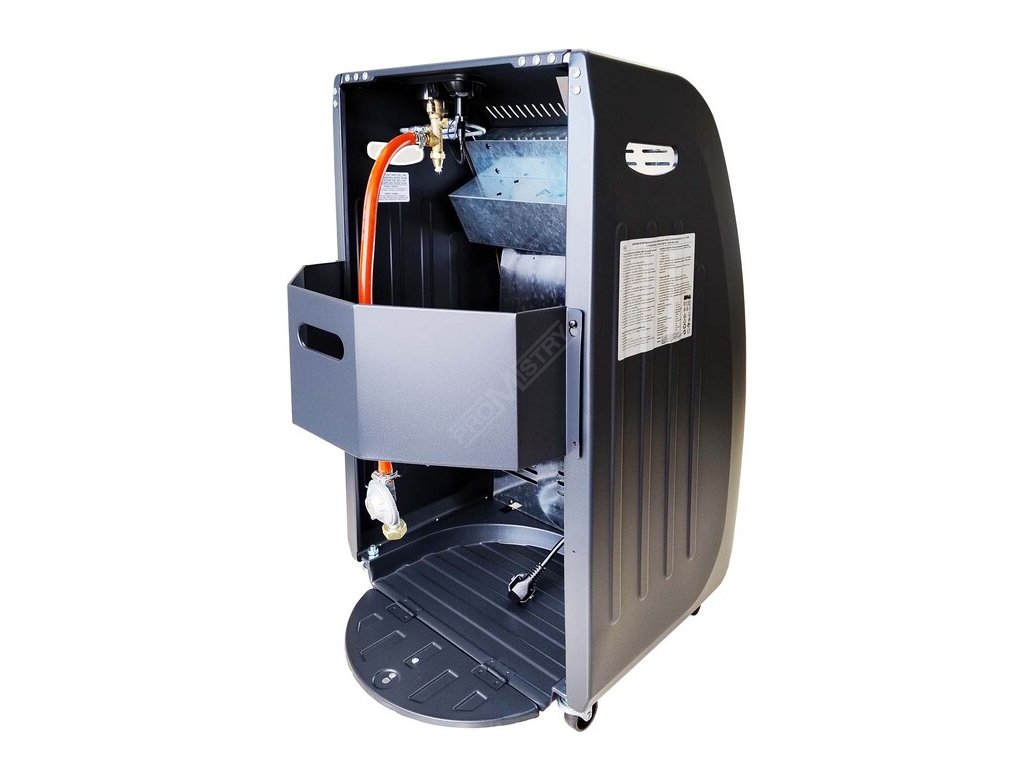 Kombinovaná plynová 4,2kW a elektrická kamna 1,5 kW MAGG s ventilátorem MAGG 110158