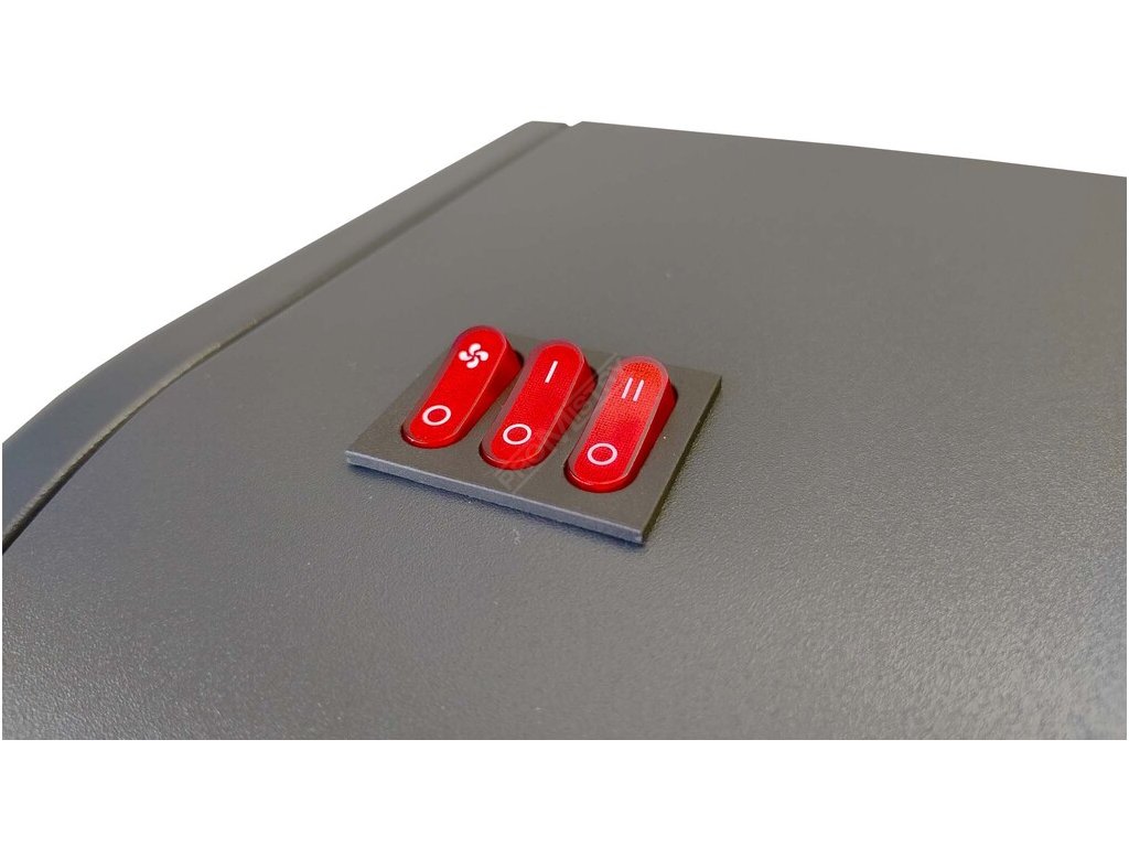 Kombinovaná plynová 4,2kW a elektrická kamna 1,5 kW MAGG s ventilátorem MAGG 110158