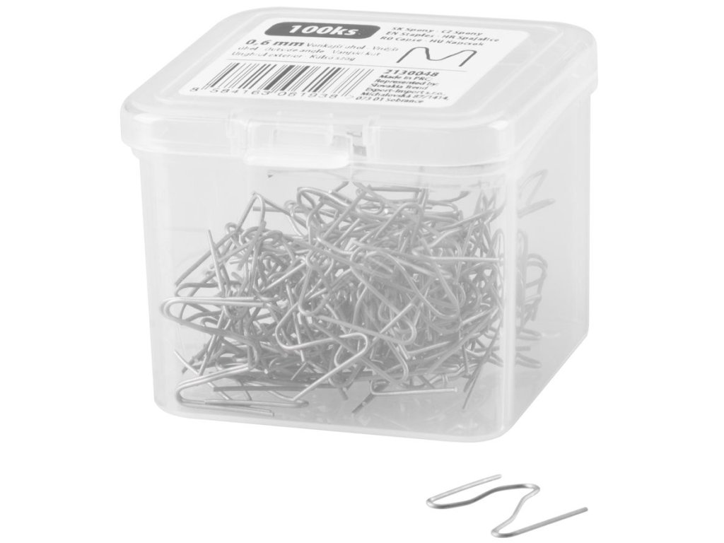 Strend Pro - Spona pro svářečku plastů, vnější úhel, 0,6 mm - 100 ks Strend Pro 2130048