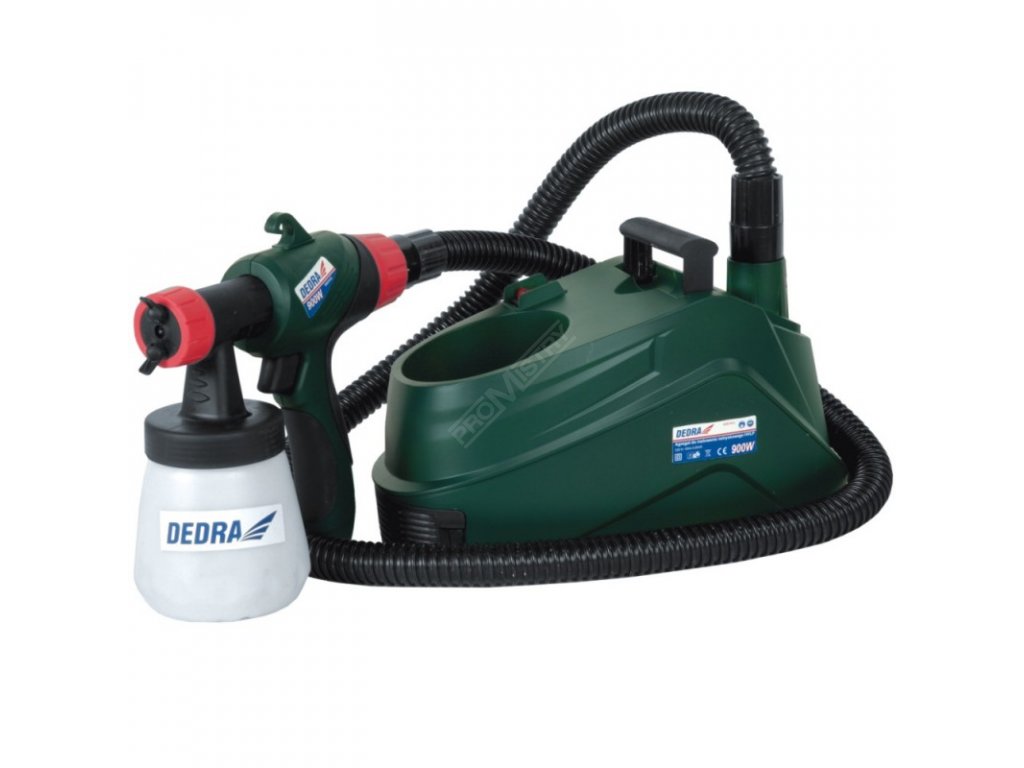 Elektrická pistole HVLP pro malování 900W, tryska 2.6mm DEDRA DED7412 + Dárek, servis bez starostí v hodnotě 300Kč