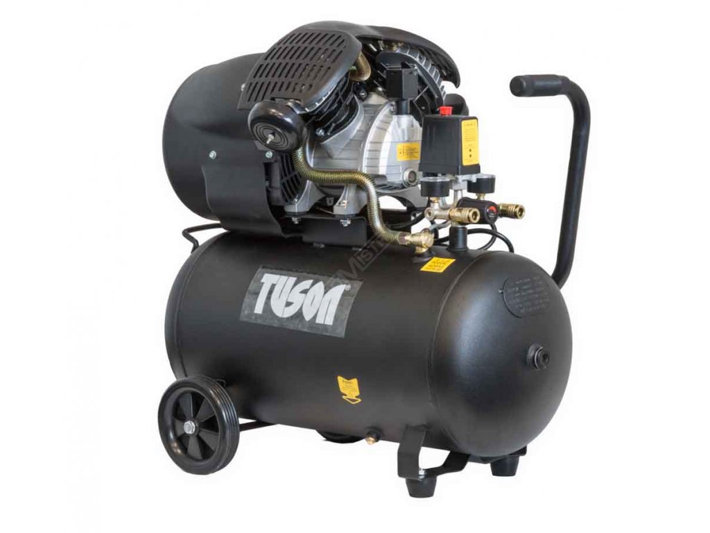 Olejový dvouválcový kompresor 2,2kW, 3,0HP s 50l nádrží TUSON 130024 + Dárek, servis bez starostí v hodnotě 300Kč