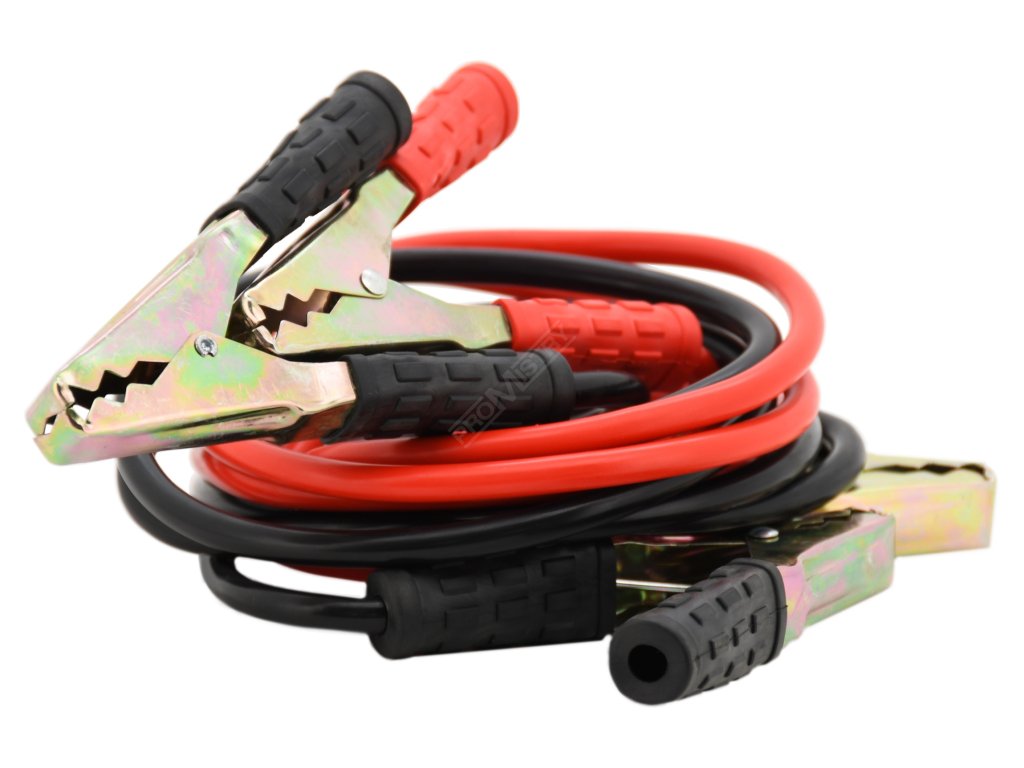 Startovací kabely 500A 2,5m zipper bag Compass 01123