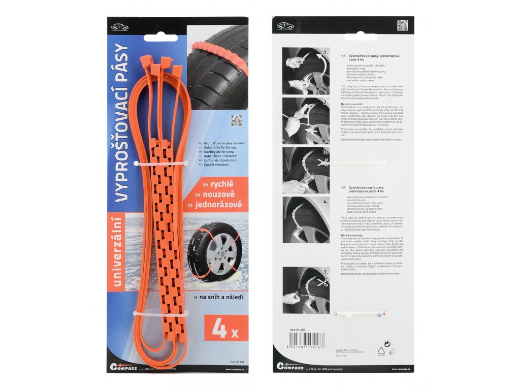Vyprošťovací pásy jednorázové 4ks Compass 01456