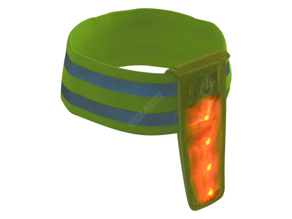 Pásek reflexní 4LED na ruku Compass 01588