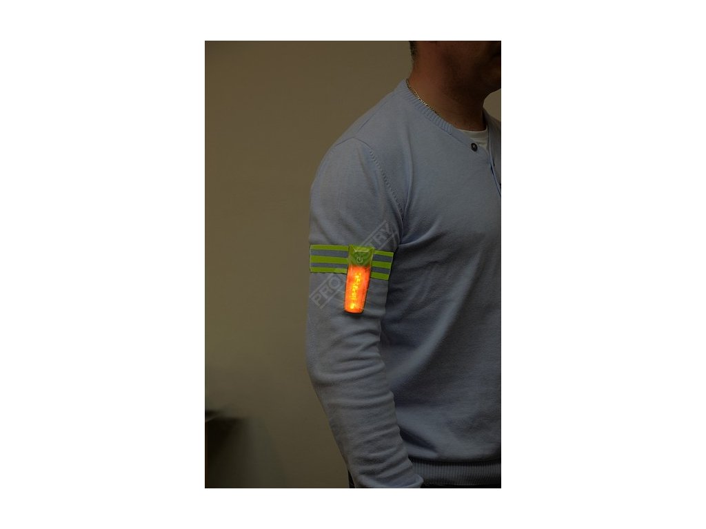 Pásek reflexní 4LED na ruku Compass 01588