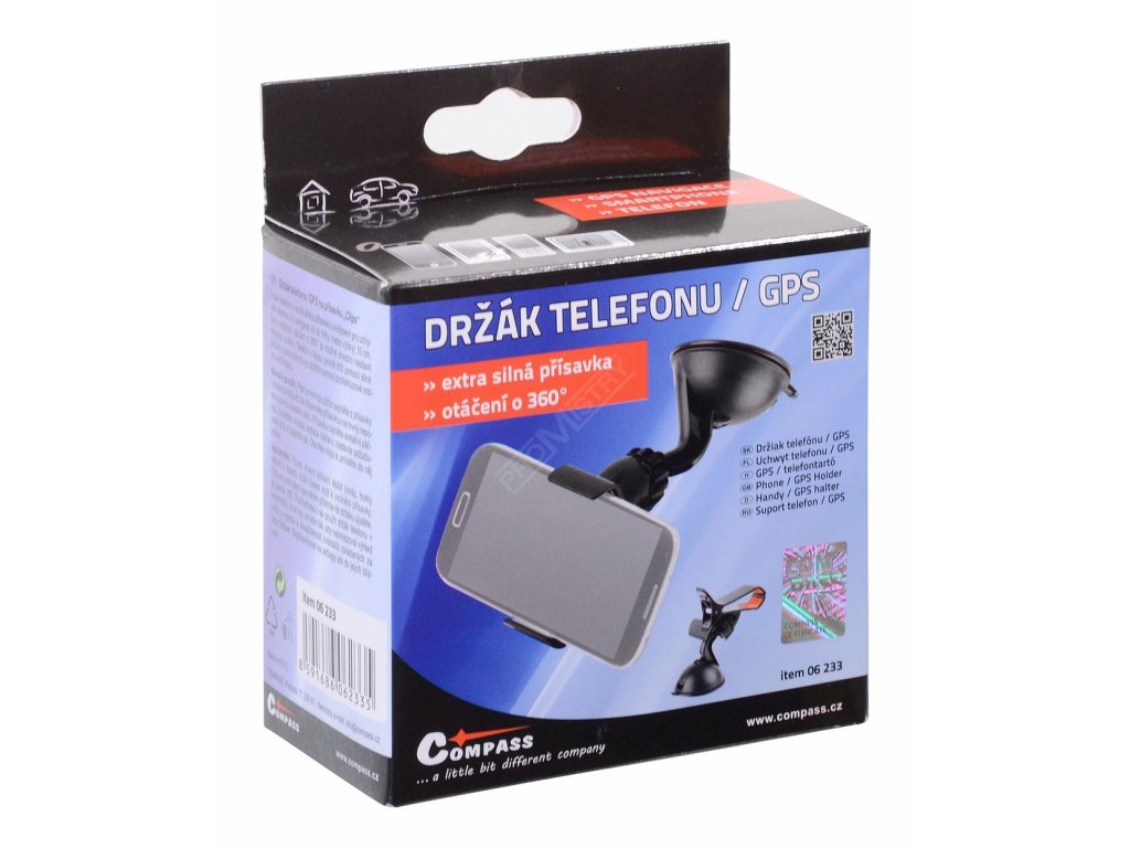 Držák telefonu / GPS na přísavku CLIPS Compass 06233