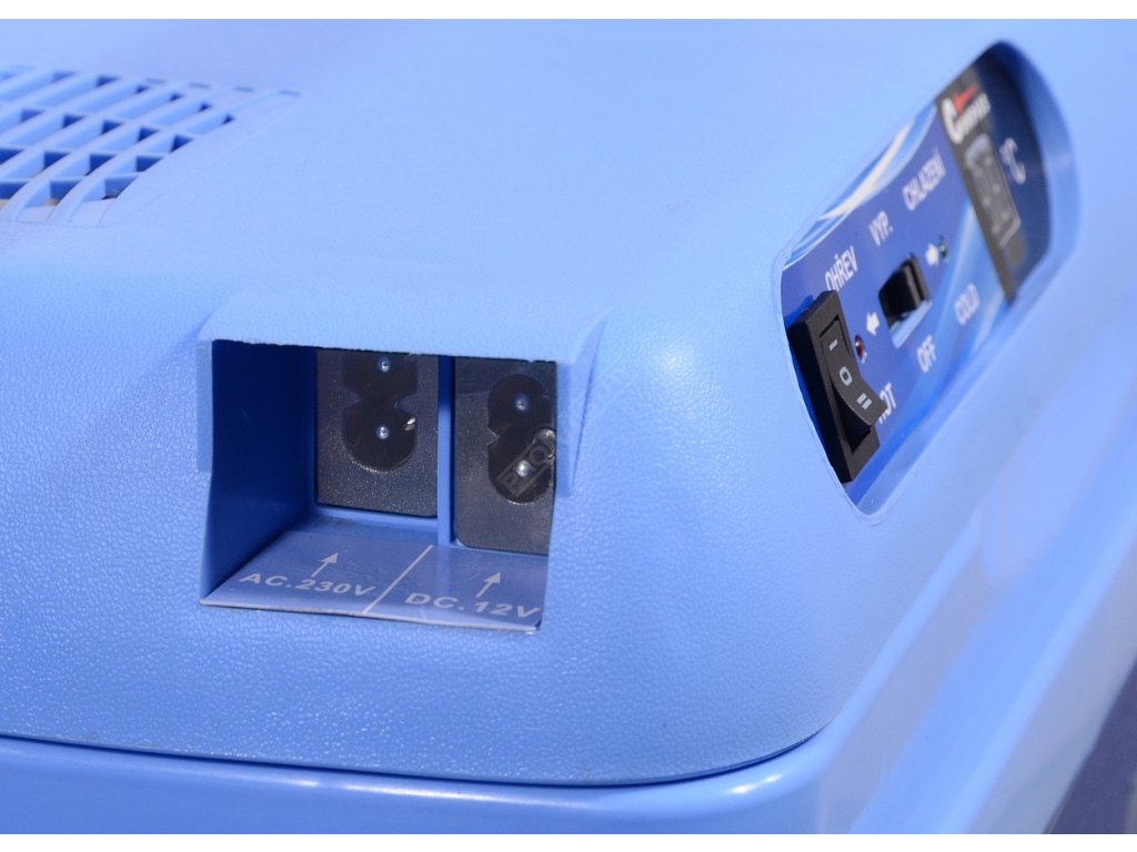 Chladící box 25litrů BLUE 220/12V displej s teplotou Compass 07121 + Dárek, servis bez starostí v hodnotě 300Kč
