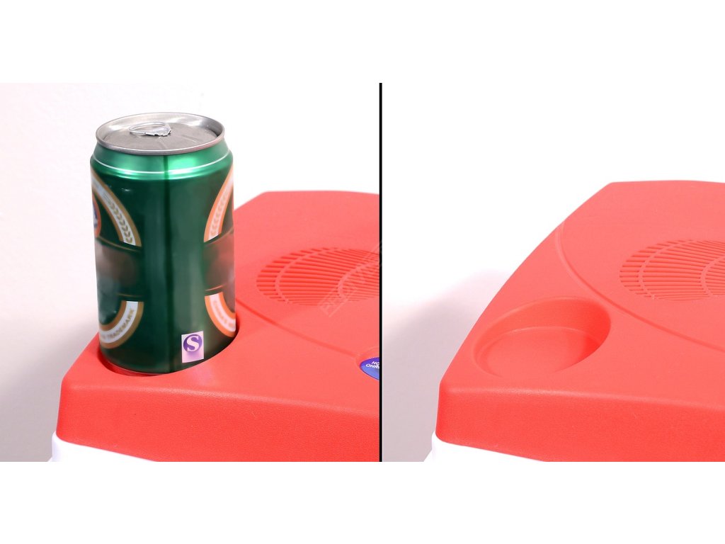 Chladící box 30litrů RED 220/12V displej s teplotou Compass 07125 + Dárek, servis bez starostí v hodnotě 300Kč