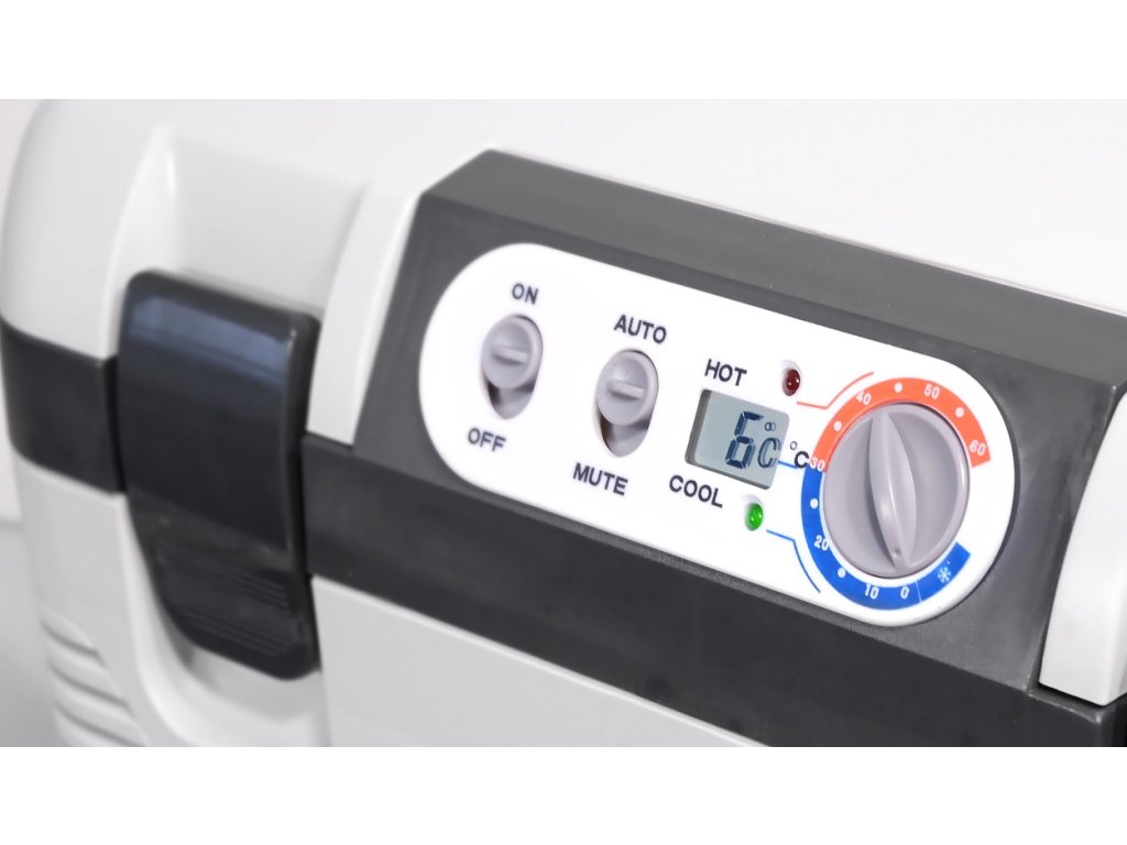 Chladící box 19l + display 220V/24V/12V DOUBLE Compass 07130 + Dárek, servis bez starostí v hodnotě 300Kč