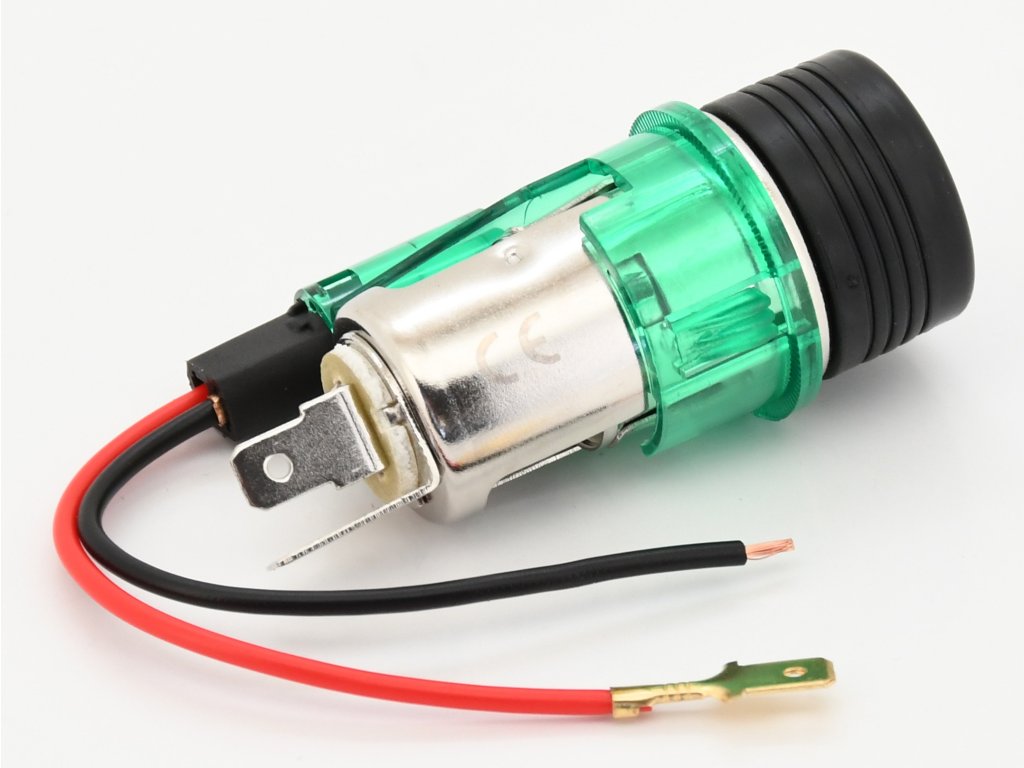 Zapalovač 12V s osvitem EURO Compass 07402