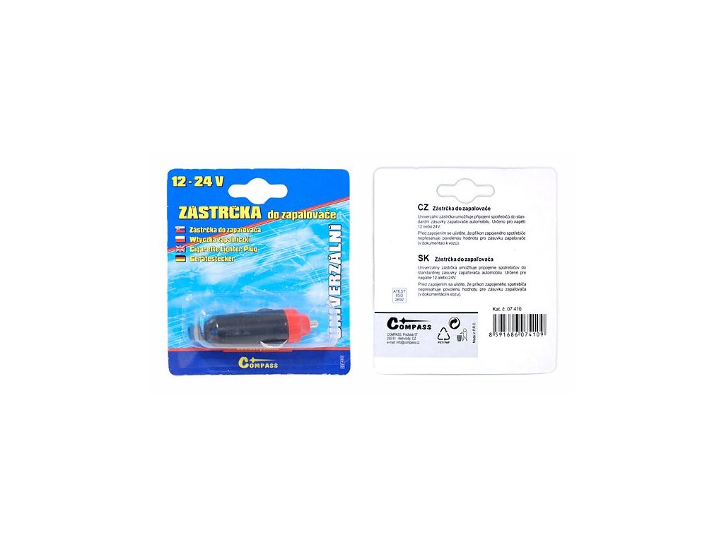 Zástrčka do zapalovače 12/24V Compass 07410
