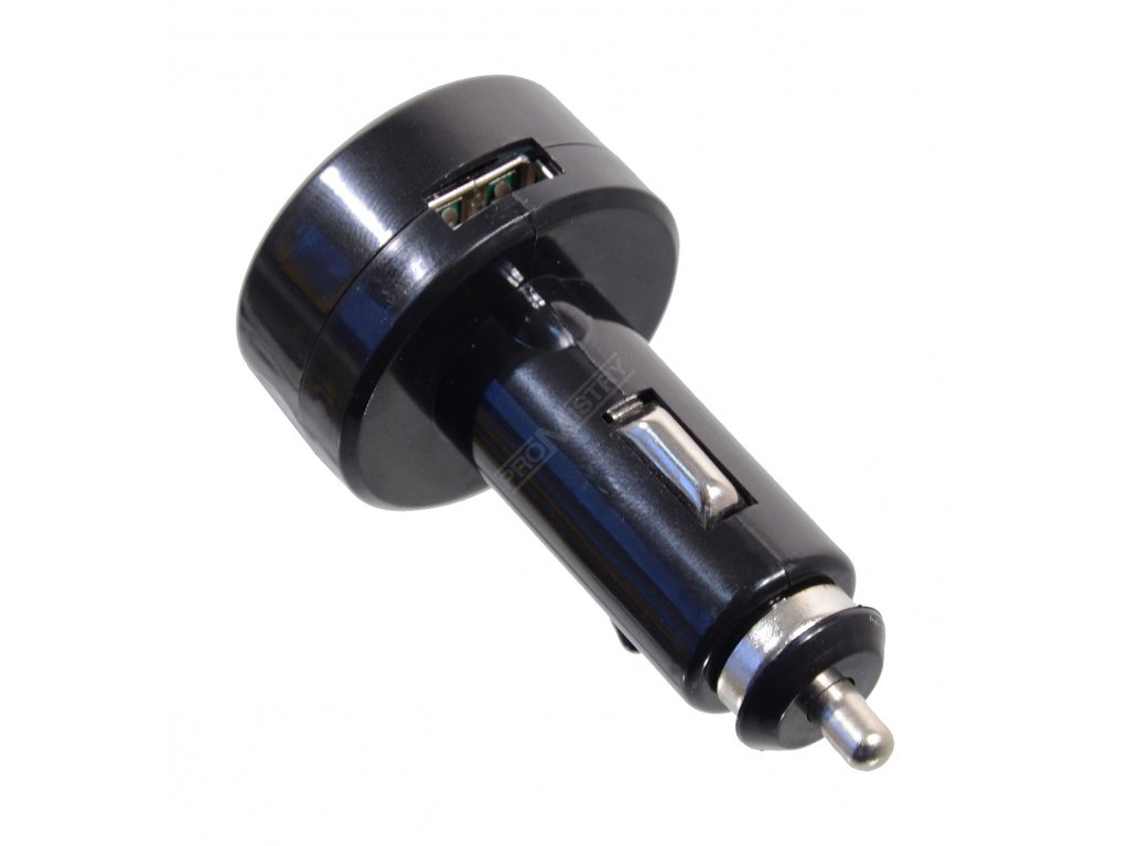 Zástrčka MULTI - USB, voltmetr, teploměr Compass 07427