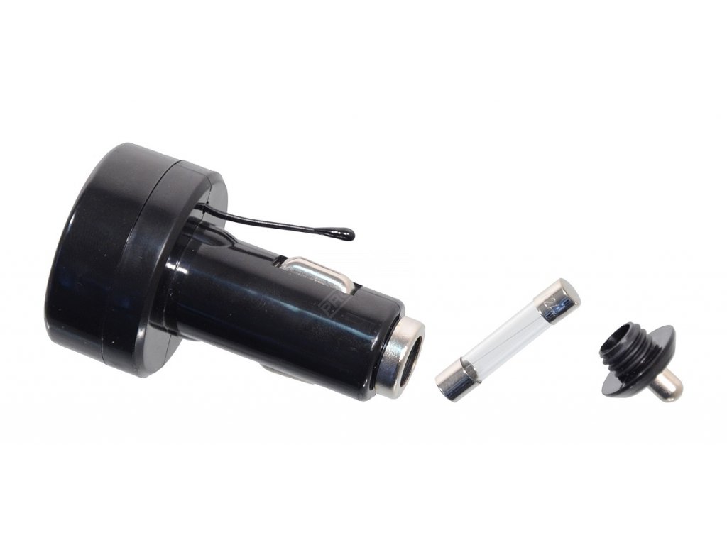 Zástrčka MULTI - USB, voltmetr, teploměr Compass 07427