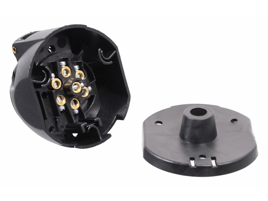 Zásuvka tažného zařízení 7 pólů s těsněním Compass 07449