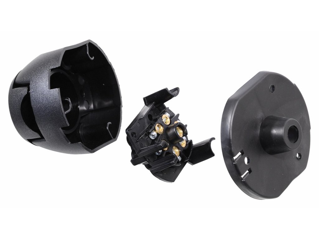 Zásuvka tažného zařízení 7 pólů s těsněním Compass 07449