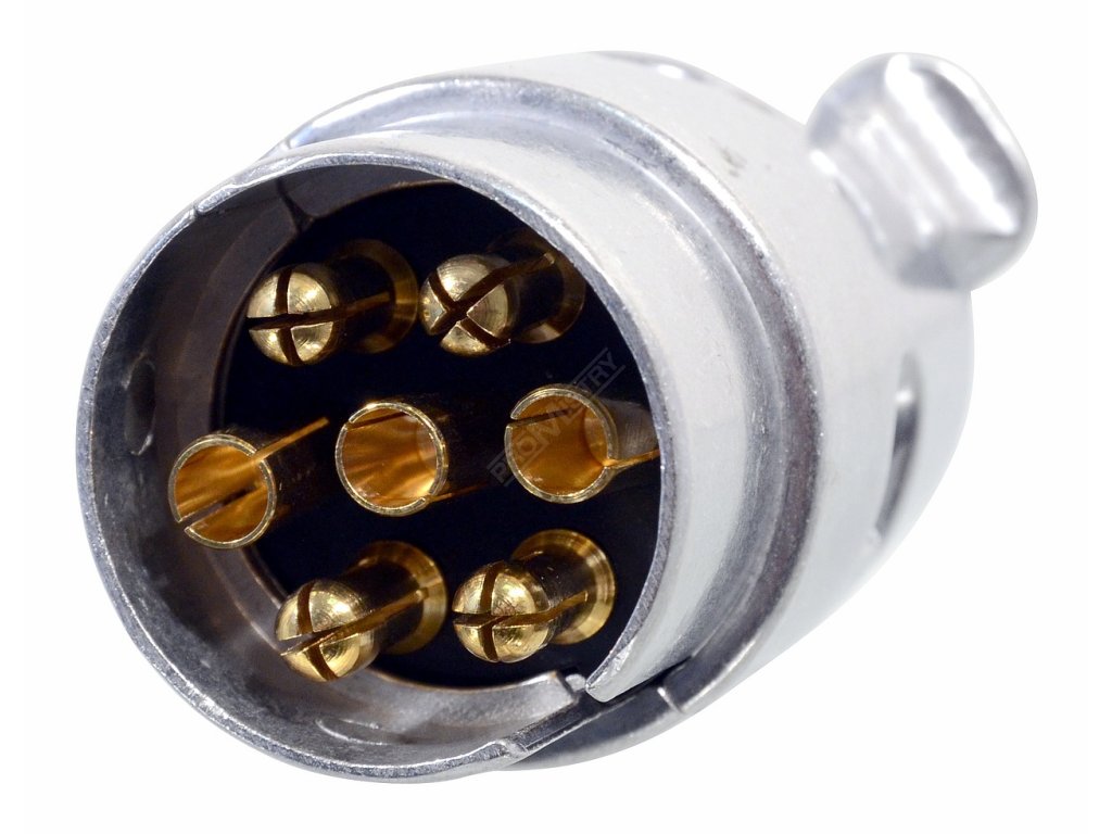 Zástrčka tažného zařízení 7 pólů ALU Compass 07452