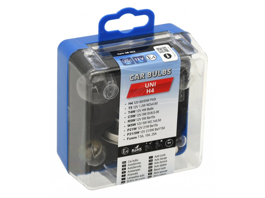 Žárovky servisní box univerzální H4 Compass 08502