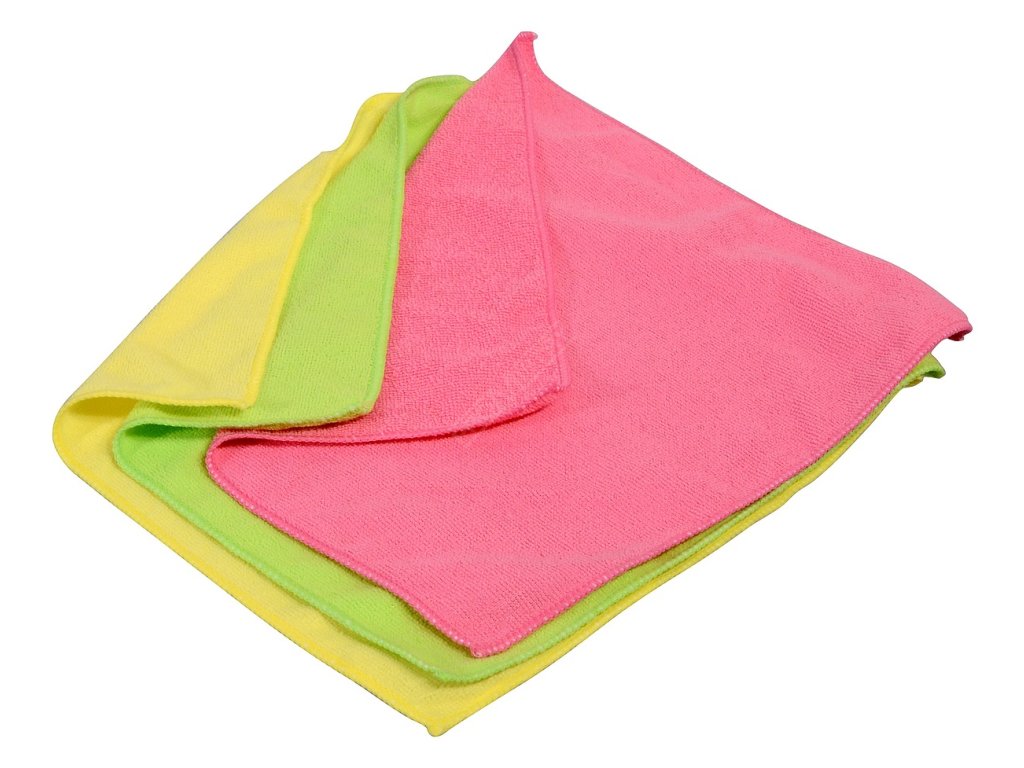 Mycí utěrky MICROFIBER 40x40cm 3ks Compass 10364