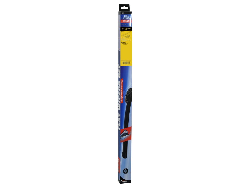 Stěrače FLAT SET (BOLT) 750+660mm Compass 10737