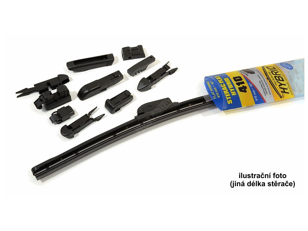 Stěrač HYBRID 350mm + 11 adaptérů TEFLON Compass 11007