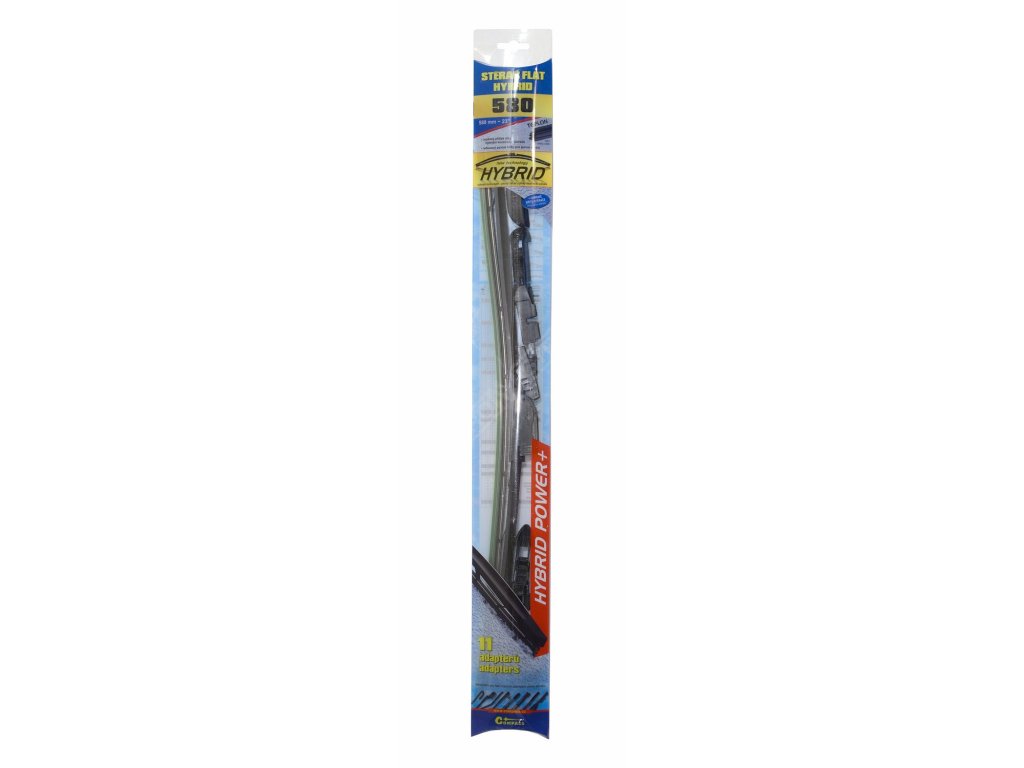 Stěrač HYBRID 580mm + 11 adaptérů TEFLON Compass 11016