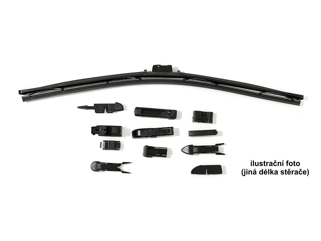 Stěrač HYBRID 580mm + 11 adaptérů TEFLON Compass 11016