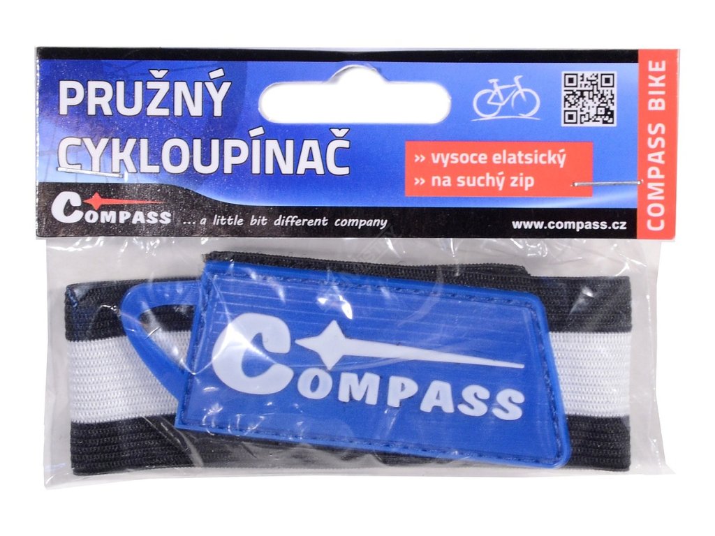 Pružný cykloupínač BLUE Compass 12207