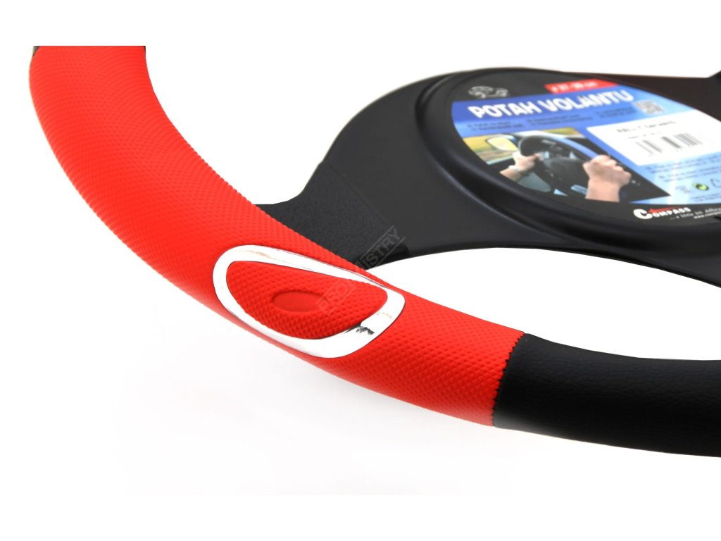 Potah volantu RALLY červený Compass 31413