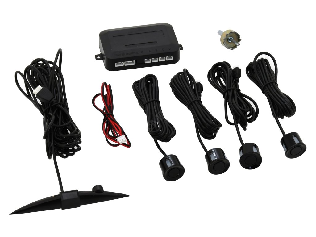 Parkovací asistent 4 senzory, LED displej Compass 33602