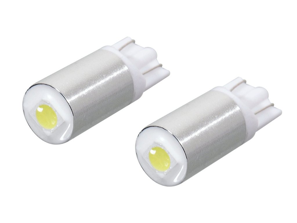 Žárovka 1 SMD LED 12V T10 bílá 2ks Compass 33812