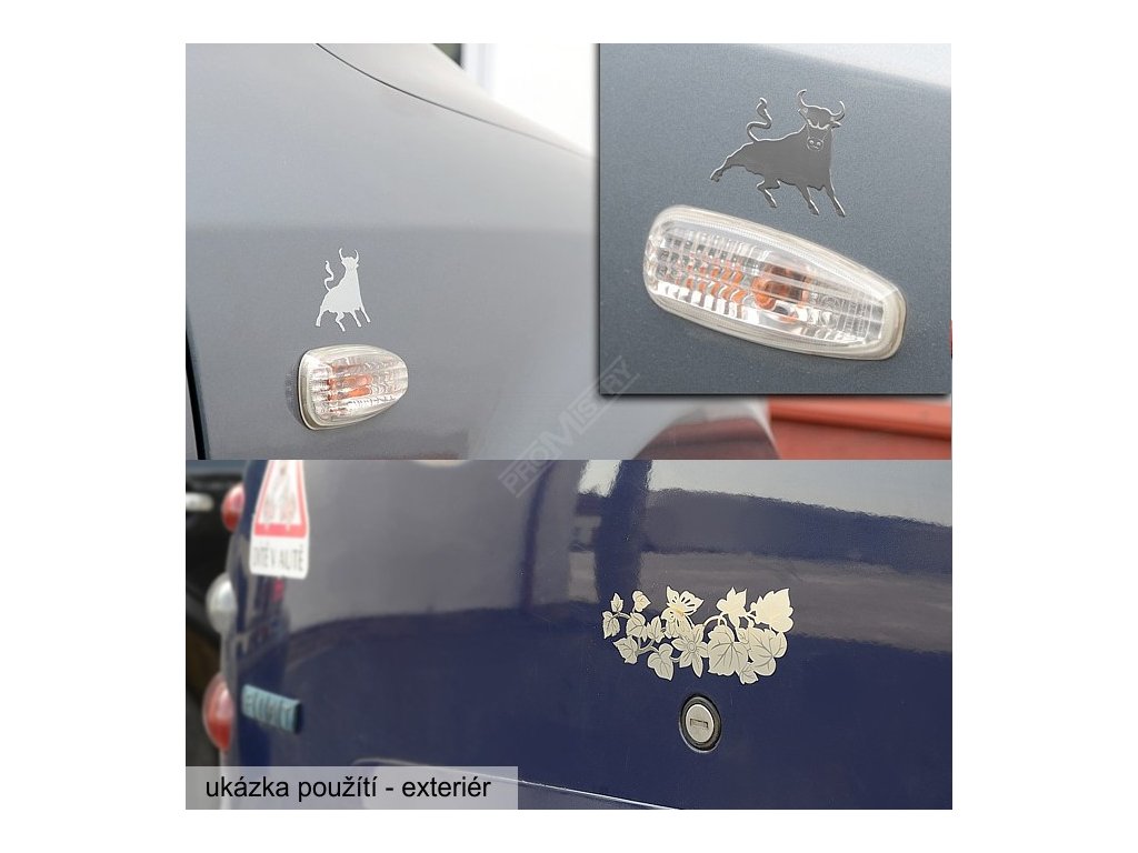 Znak RACING samolepící METAL velký Compass 35301