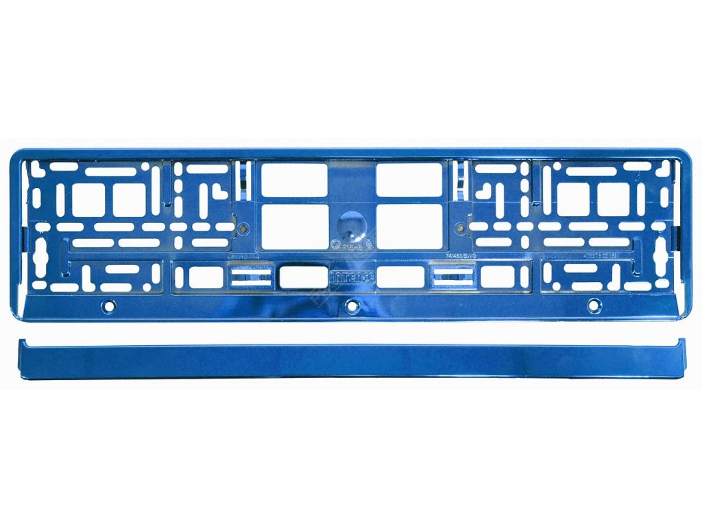 Podložka pod SPZ BLUE metallic Compass 91563
