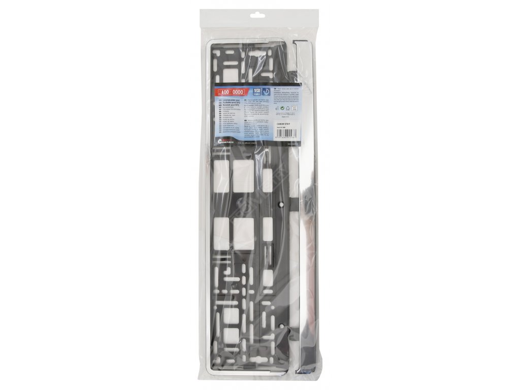Podložka pod SPZ CHROM STRIP Compass 91566