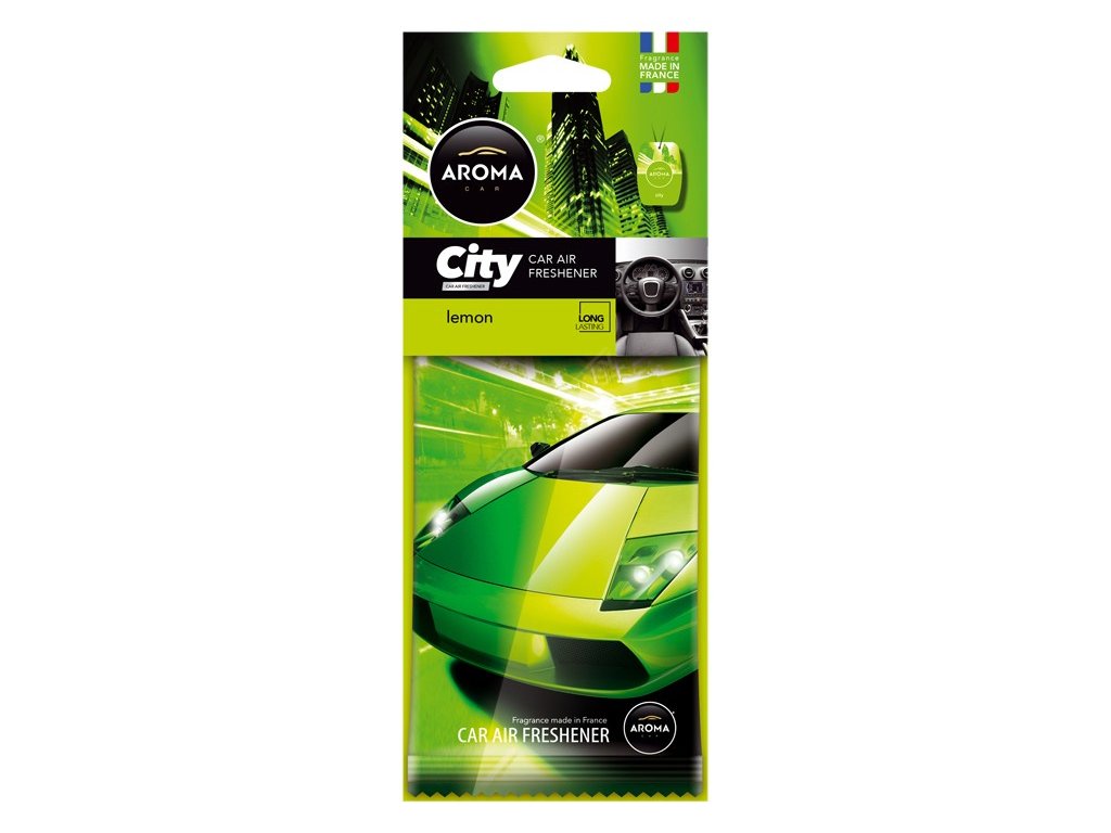 Osvěžovač Aroma CAR CITY LEMON Compass AM92714