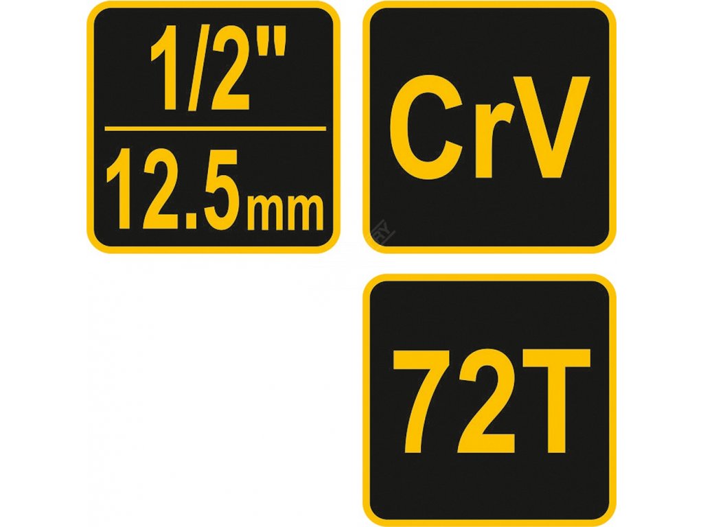 Ráčna 1/2"250 mm vyhnutá poplastovaná Vorel TO-53577