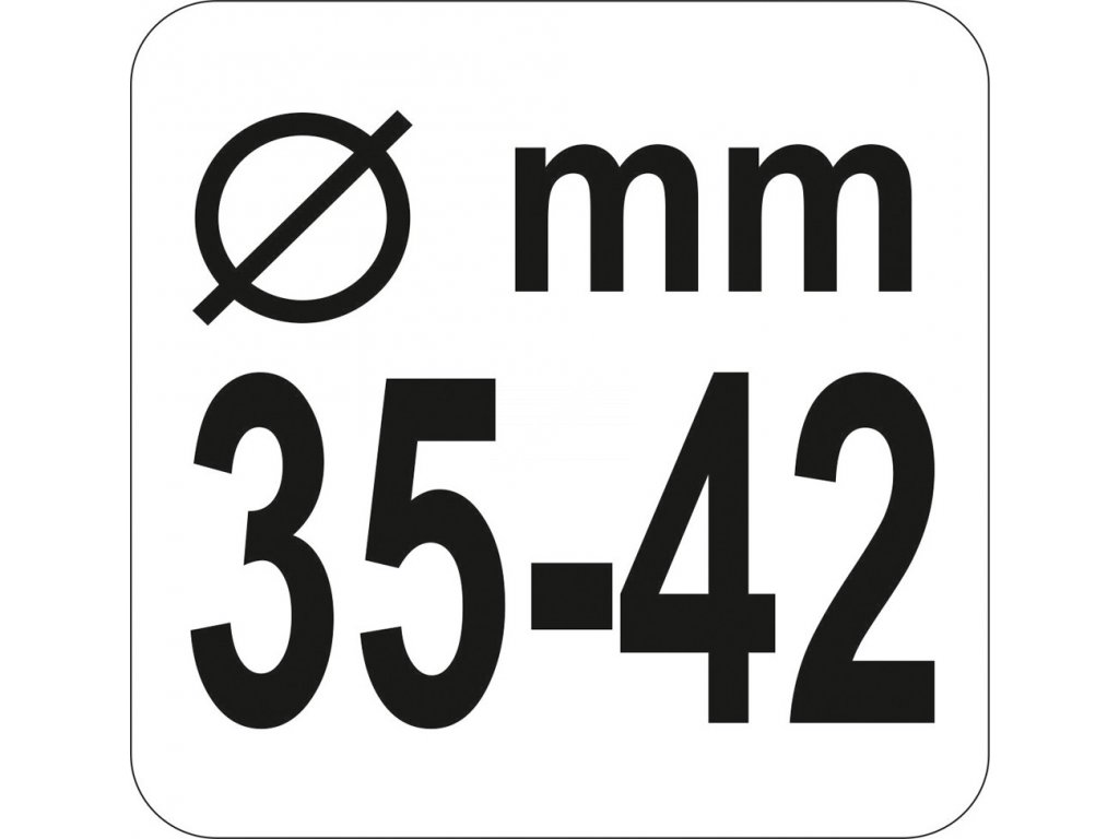 Přípravek na axiální táhla, pr. 35-42mm Yato YT-06160