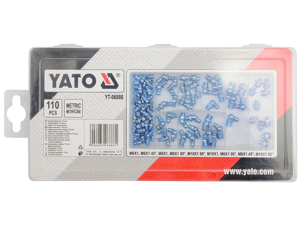 Mazací hlavice sada 110ks Yato YT-06888