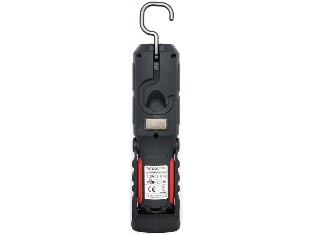 Lampa montážní 8+1 LED, nastavitelný hák a magnet Yato YT-08513