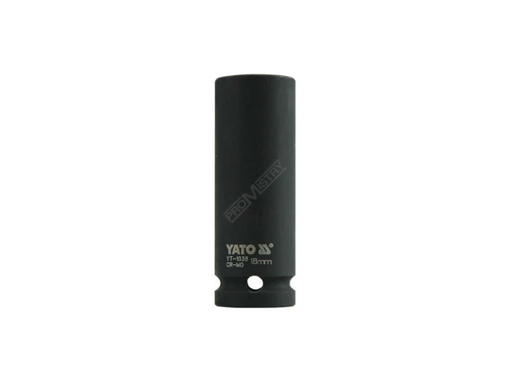 Nástavec 1/2"rázový šestihranný hluboký 18 mm CrMo Yato YT-1038