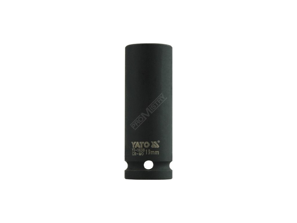 Nástavec 1/2"rázový šestihranný hluboký 19 mm CrMo Yato YT-1039