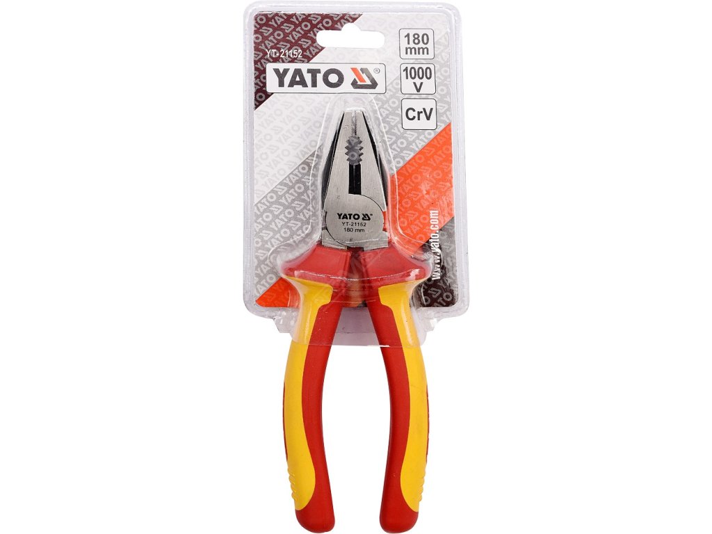 Kleště kombinované 180mm VDE (1000V) Yato YT-21152