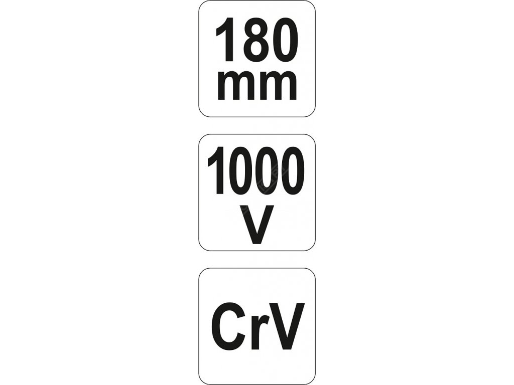 Kleště štípací boční 180mm VDE (1000V) Yato YT-21159